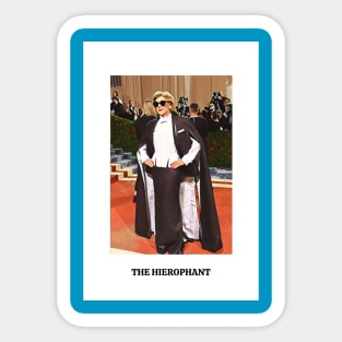 The Hierophant Tarot Card - Christine Baranski Sticker